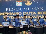 Pengumuman Pemenang Duta Korpri Kota Balikpapan periode 2025–2026 di Auditorium Balai Kota Balikpapan, pada Rabu (17/12/2025). Foto: BorneoFlash/Niken Sulastri