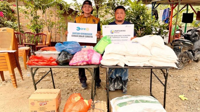 Pertamina Salurkan Bantuan Dapur Darurat untuk Korban Banjir Bandang Tapanuli Selatan