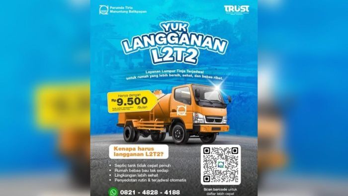 PTMB Genjot Partisipasi Warga Lewat Program L2T2, Dorong Sanitasi Balikpapan Lebih Sehat dan Modern