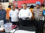 Satresnarkoba Polresta Balikpapan musnahkan barang bukti di lantai 3 Ruang Resnarkoba Polresta Balikpapan Satresnarkoba Polresta Balikpapan musnahkan barang bukti di lantai 3 Ruang Resnarkoba Polresta Balikpapan, pada Senin (1/12/2025). Foto: HO/Humas Polresta Balikpapan