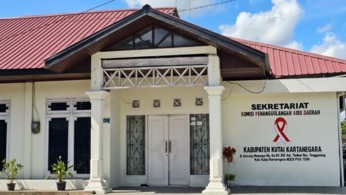 Sekretariat Komisi Penanggulangan AIDS Daerah Kabupaten Kukar. Foto: BorneoFlash/Ernita Sriana