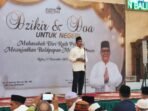 Wali Kota Balikpapan, H. Rahmad Mas’ud Saat Kegiatan dzikir dan doa bersama yang digelar di Masjid Madinatul Iman BIC, pada Rabu Malam (31/12/2025). Foto: BorneoFlash/Ist