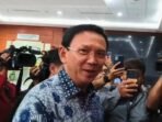 Komisaris Utama PT Pertamina (Persero) periode 2019–2024 Basuki Tjahaja Purnama atau Ahok tiba di Pengadilan Tindak Pidana Korupsi pada Pengadilan Negeri Jakarta Pusat, Selasa (27/1/2026). FOTO : ANTARA/Agatha Olivia Victoria.
