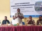 Anggota DPRD Kota Balikpapan, Halili Adinegara saat mengikuti Rapat Koordinasi Perencanaan Pembangunan, Kelurahan Gunung Samarinda, Kecamatan Balikpapan Utara, untuk Tahun Anggaran 2027, yang digelar di Kantor Kelurahan Gunung Samarinda, pada Senin (19/1/2026). Foto: BorneoFlash/Ist