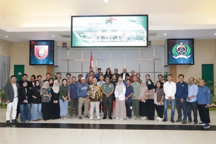 Coffee Morning Danrem 091/ASN Bersama Wartawan, Bahas Isu Strategis Kaltim