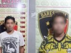 Dua pelaku yang berhasil diamankan Polsek Sungai Kunjang. Foto: HO/Humas Polresta Balikpapan