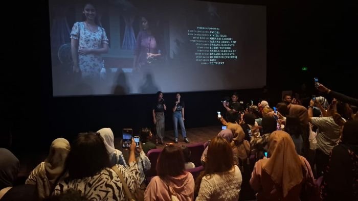 Gala Premier film horor Kafir Gerbang Sukma di Bioskop XXI E- Walk Balikpapan Super Block, pada Selasa (27/1/2026). Foto: BorneoFlash/Niken Sulastri