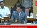 Tangkapan layar - Ketua Komisi III DPR RI Habiburokhman dalam rapat kerja bersama Kapolri dan Kapolda seluruh Indonesia di Gedung Parlemen Senayan, Jakarta, Senin (26/1/2026). FOTO : ANTARA/YouTube/TVR Parlemen/Nadia Putri Rahmani