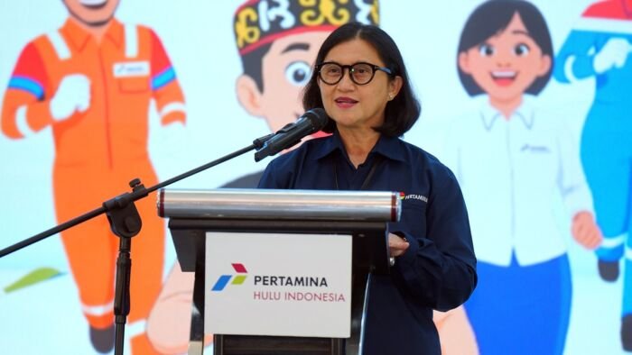 Komisaris Utama PHI Meidawati saat menyampaikan rasa syukur atas kinerja Perusahaan dan peringatan 10 tahun perjalanan PHI. Foto: HO/PHI