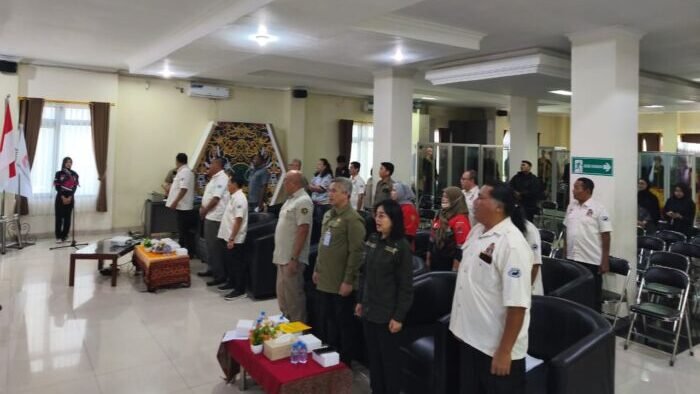 Muskot Perbakin Kota Balikpapan digelar di Aula Disparpora Balikpapan, pada Sabtu (17/1/2026). Foto: BorneoFlash/Niken Sulastri
