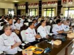Pemkab Berau menggelar Rapat Evaluasi Pelaksanaan APBD Tahun Anggaran 2025 serta Strategi Pelaksanaan APBD Tahun Anggaran 2026 di Ruang Rapat Sangalaki, pada Rabu (7/1/2026). Foto: HO/Diskominfo Berau