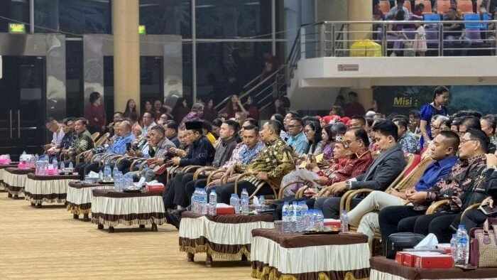 Perayaan Natal BAMAGNAS di Balikpapan Sport and Convention Center (BSCC)/Dome, pada Kamis Malam (22/1/2026). Foto: BorneoFlash/Niken Sulastri