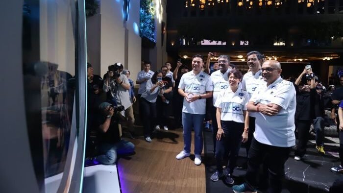 Peresmian peluncuran layanan XL Ultra 5G+ dilaksanakan secara serentak di 2 kota yaitu Jakarta dan Surabaya. Foto: HO/XLSMART