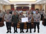 Polda Kaltim menggelar RALB Primkoppol Mapolda Kaltim dengan agenda utama pemberhentian dan pengangkatan Ketua Primkoppol Mapolda Kaltim 2026 pada, Selasa (13/01/2026). Foto: HO/Humas Polda Kaltim