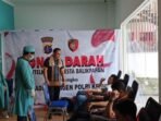 Satuan Intelkam Polresta Balikpapan melaksanakan serangkaian kegiatan sosial dalam Rangka Hari Jadi ke-80 Intelijen Polri, pada Jumat (02/01/2026). Foto: HO/Humas Polresta Balikpapan
