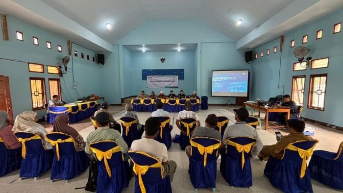 Sosialisasi rencana pembangunan SKTT 150 kV yang akan menghubungkan GI Kuaro dengan GIS 4 IKN oleh PLN melalui Unit UIP KLT, pada Kamis (15/1/2025). Foto: HO/PLN UIP Kalimantan Bagian Timur