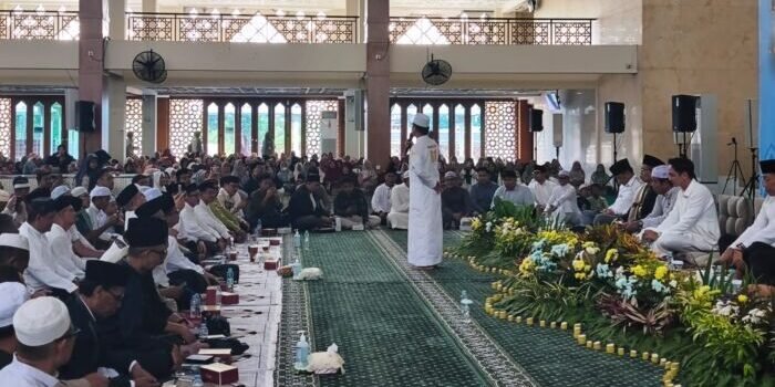 Tabligh Akbar di Masjid Madinatul Iman Balikpapan Islamic Center (BIC), pada Sabtu (3/12/2026). Foto: BorneoFlash/Niken Sulastri