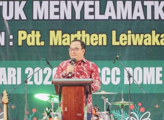 Wawali Balikpapan Hadiri Perayaan Natal BKSGB, Tegaskan Komitmen Jaga Kerukunan dan Kedamaian
