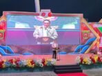 Wali Kota Samarinda, Andi Harun saat Kegiatan doa bersama lintas agama dalam rangka menyambut Tahun Baru 2026 di kawasan Teras Samarinda, pada Rabu malam (31/12/2025). Foto: BorneoFlash/Nur Ainunnisa