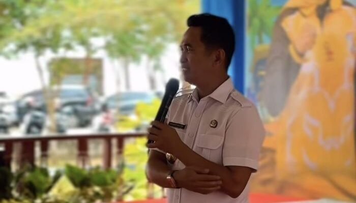 Wali Kota Balikpapan, H. Rahmad Mas'ud dalam acara Family Gathering Emak-Emak Balikpapan, di Pantai Manggar Balikpapan, pada Rabu (7/1/2026). Foto: BorneoFlash/Ist