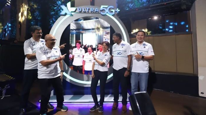 Acara peluncuran XL Ultra 5G+ di Jakarta, pada Jumat (30/1/2026). Foto: HO/XLSMART