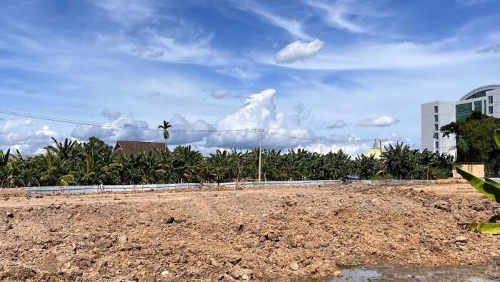 Aktivitas Pematangan Lahan RSUD AMS II yang telah dihentikan semenjak Desember 2025. Foto: BorneoFlash/Nur Ainunnisa