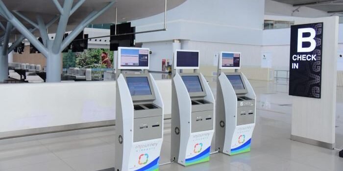 Bandara Internasional Sultan Aji Muhammad Sulaiman Sepinggan Balikpapan resmi mengoperasikan kembali Area Check-In Timur (Island B) mulai 12 Februari 2026. Foto: BorneoFlash/Ist