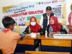 Cek Kesehatan Gratis di Kawasan Ibu Kota Nusantara. Foto: HO/Humas Otorita IKN