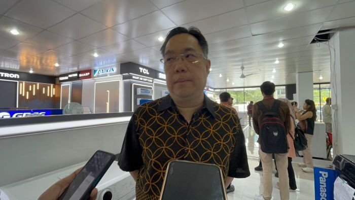 Direktur Utama UFO Elektronika, Poedji Harixon. Foto: BorneoFlash/Niken Sulastri