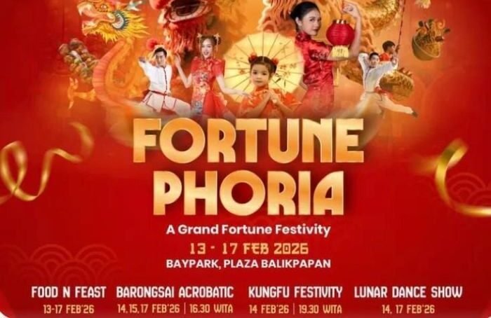 Fortune Festive tampil di Plaza Balikpapan.