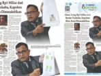 Headline E-Paper BorneoFlash Edisi Senin 16 Februari 2026.
