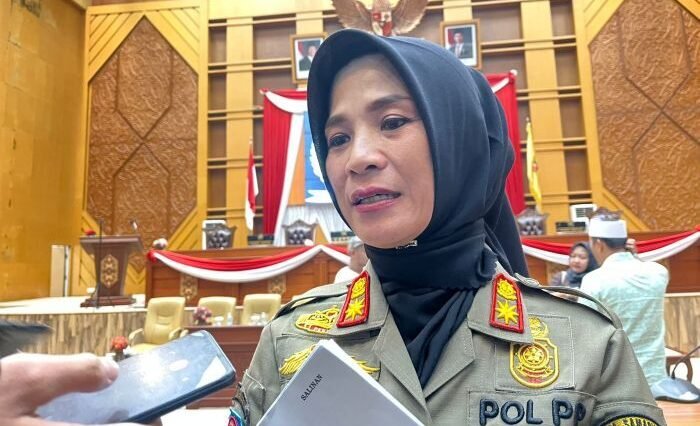 Kepala Satpol PP Kota Samarinda, Anis Siswantini. Foto: BorneoFlash/Nur Ainunnisa