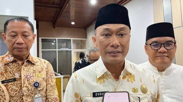 Kunjungan Kepala BKN RI, Zudan Arif Fakrulloh ke Pemerintah Kota Balikpapan, pada Jumat (27/2/2026), di Balai Kota Balikpapan. Foto: BorneoFlash/Ardian