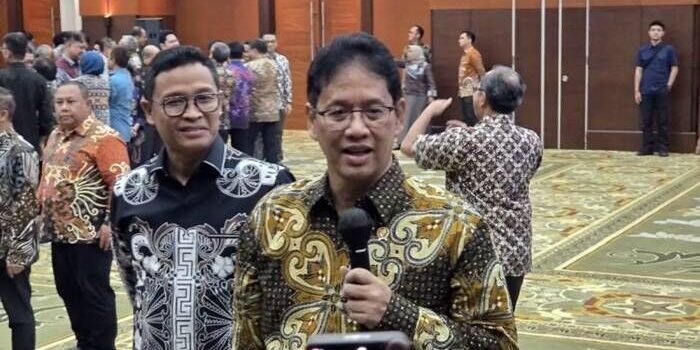 Menteri Keuangan (Menkeu) Purbaya Yudhi Sadewa usahi melantik Pejabat Pimpinan Tinggi Pratama atau setara eselon II Kementerian Keuangan, Jakarta, Jumat (6/2/2026). FOTO: ANTARA/Bayu Saputra