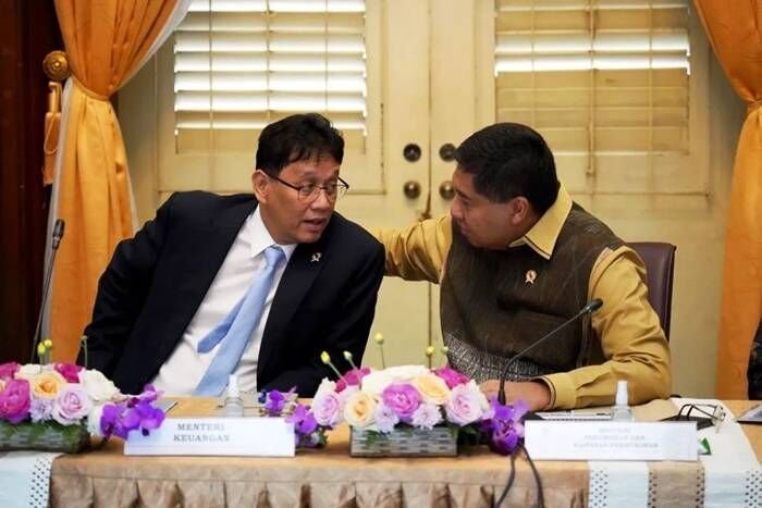 Menteri PKP Maruarar Sirait dan Menteri Keuangan Purbaya Yudhi Sadewa. FOTO: ANTARA/HO-Kementerian PKP