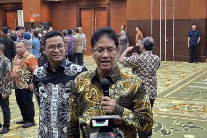 Menteri Keuangan (Menkeu) Purbaya Yudhi Sadewa usahi melantik Pejabat Pimpinan Tinggi Pratama atau setara eselon II Kementerian Keuangan, Jakarta, Jumat (6/2/2026). FOTO: ANTARA/Bayu Saputra