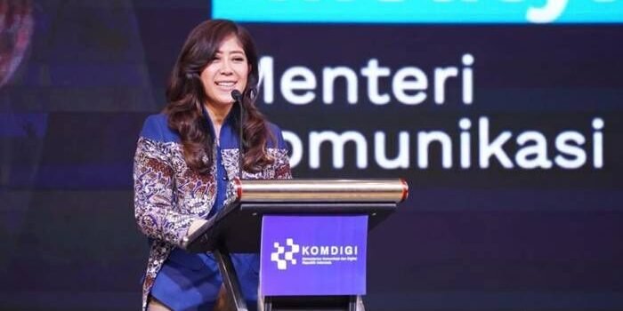 Menteri Komunikasi dan Digital (Menkomdigi) Meutya Hafid dalam Konvensi Nasional Media Massa bertema “Pers, AI dan Transformasi Digital: Membangun Ekosistem Informasi untuk Kepentingan Publik” sebagai rangkaian kegiatan memperingati Hari Pers Nasional (HPN) 2026 di Serang, Banten, Minggu (8/2/2026). FOTO : ANTARA/HO-Kementerian Komunikasi dan Digital