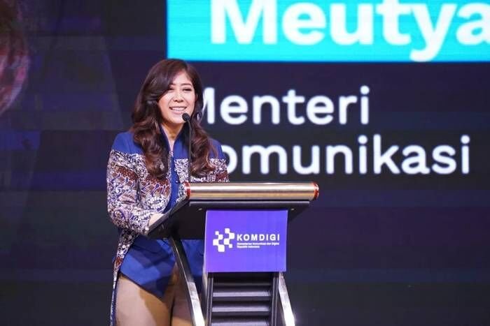 Menteri Komunikasi dan Digital Meutya Hafid. FOTO: BorneoFlash.com/HO-Kementerian Komunikasi dan Digital