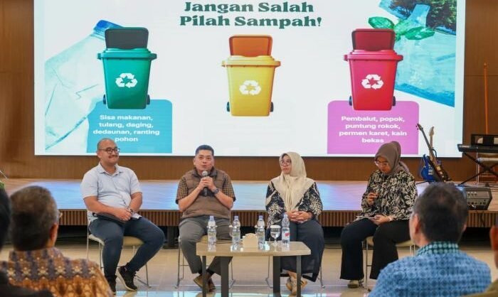 Otorita IKN bersama sejumlah pemangku kepentingan menggelar rangkaian kegiatan peningkatan kesadaran memilah sampah di Multifunction Hall Kantor Bersama 3, pada Kamis (05/02/2026). Foto: HO/Humas Otorita IKN