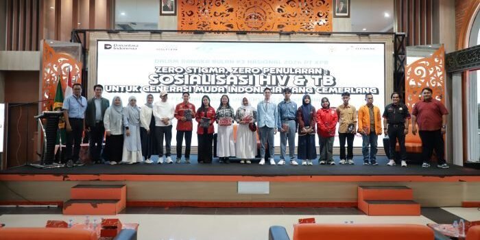 PT KPB bersama Universitas Balikpapan, menggelar Sosialisasi HIV dan Tuberkulosis bertema Zero Stigma, Zero Penularan di Auditorium Putri Aji Karang Melenu, 14 Februari 2026.. Foto: HO/KPB