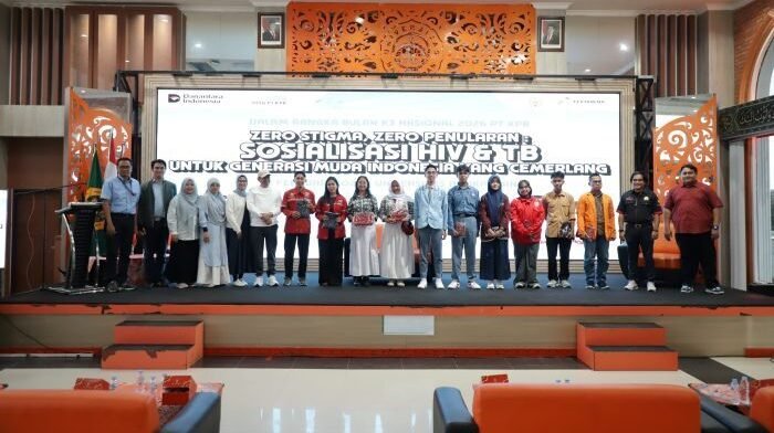 PT KPB bersama Universitas Balikpapan, menggelar Sosialisasi HIV dan Tuberkulosis bertema Zero Stigma, Zero Penularan di Auditorium Putri Aji Karang Melenu, 14 Februari 2026.. Foto: HO/KPB