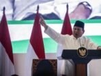 Presiden Prabowo Subianto menyampaikan taklimat saat menghadiri Pengukuhan dan Taâaruf Pengurus Majelis Ulama Indonesia (MUI) masa bakti 2025–2030 di Masjid Istiqlal, Jakarta, Sabtu (7/2/2026). FOTO: ANTARA/Bayu Pratama S/bar