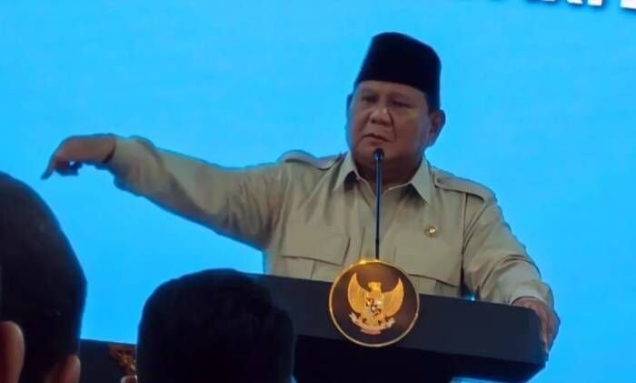 Presiden Prabowo Subianto Peresmian dan Groundbreaking 1.179 SPPG serta Peresmian 18 Gudang Ketahanan Pangan Polri di Palmerah, Jakarta, Jumat (13/2/2026). FOTO : ANTARA/Andi Firdaus