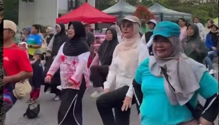 Rangkaian peringatan HUT ke-129 Kota Balikpapan yang diselenggarakan Kecamatan Balikpapan Utara di Grand City, pada Minggu (15/2/2026). Foto: BorneoFlash/Niken Sulastri