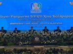 Rapat Paripurna Dewan Perwakilan Rakyat Daerah (DPRD) Balikpapan, dalam rangka peringatan Hari Jadi ke-129 Kota Balikpapan digelar di Grand Senyiur Hotel Balikpapan, pada Senin (9/2/2026). Foto: BorneoFlash/Niken Sulastri