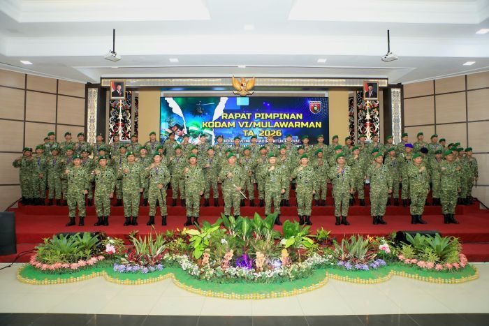 Pangdam VI/Mulawarman Buka Rapim TA 2026 “Fokus pada Sishankamrata dan Pengawalan Pembangunan Nasional”