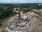 Sumur pengembangan NKL-1183 yang berlokasi di Kutai Lama, Kecamatan Anggana, Kutai Kartanegara, Kalimantan Timur.  Foto: HO/Pertamina EP