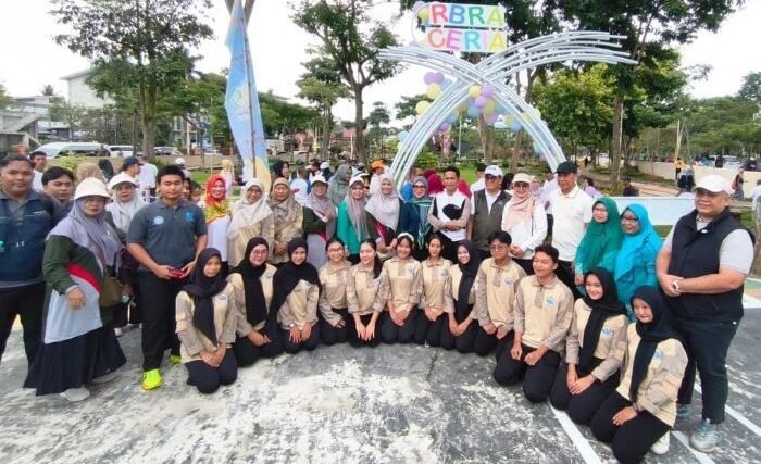 Peresmian Taman Ruang Bermain Ramah Anak Ceria di kawasan Taman Tiga Generasi, Balikpapan Selatan. Foto: BorneoFlash/Niken Sulastri