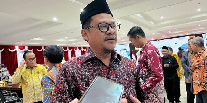 Taufik Qul Rahman dalam Forum Konsultasi Publik Rancangan Awal RKPD 2027 yang digelar di Aula Balai Kota, pada Kamis (19/2/2026). Foto: BorneoFlash/Ardian