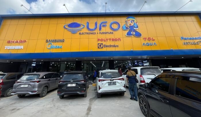 UFO Elektronika Balikpapan berlokasi di Jalan Indrakila No. 65, Kelurahan Gunung Samarinda Baru, Kecamatan Balikpapan Utara. Foto: BorneoFlash/Niken Sulastri